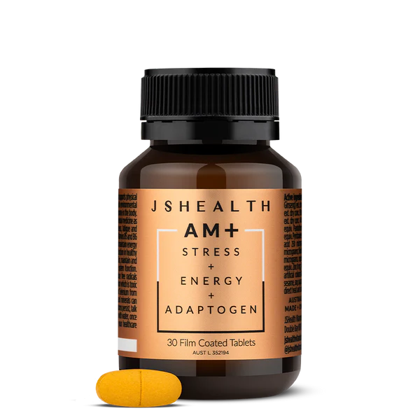 JSHealth Vitamins - AM + Stress + Energy + Adaptogen